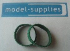 Matchbox repro pair of green rubber tracks for A/B series models