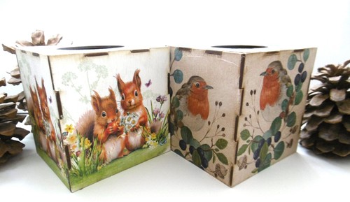 Handmade wooden decoupaged - handmade,