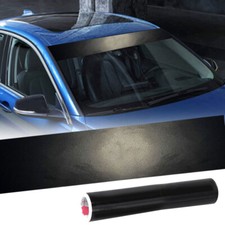 Matte Black Visor Sun Strip Vinyl Decal For Vehicle Car Front Windshield Sticker