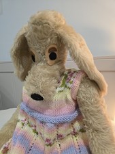 RARE Large Vintage Plush Dog