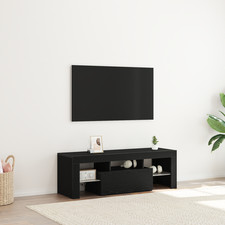 TV Cabinet with LED Lights Sideboard TV Stand TV Unit Hifi Cabinet vidaXL