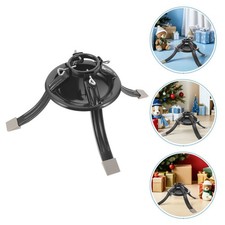  Real Christmas Tree Stand: Cast Iron Floor Base - Decorative Green Metal Holder