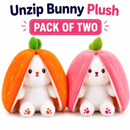 Pack carrot bunny plush - pack,