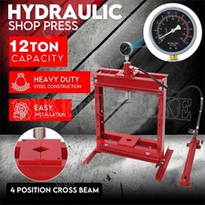12 T Hydraulic Shop Press with