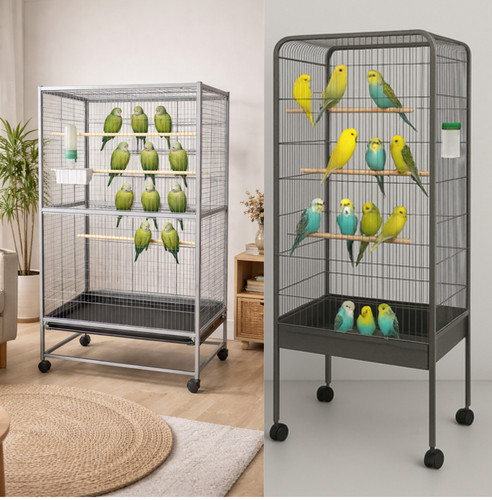 Steel standing cage - cage, for
