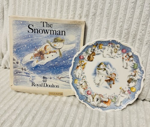 Royal doulton snowman plate - snowman,