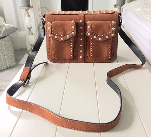 Zara woman leather suede - leather,