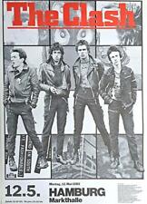 The Clash Concert Poster 1980 Hamburg ORIGINAL Printing