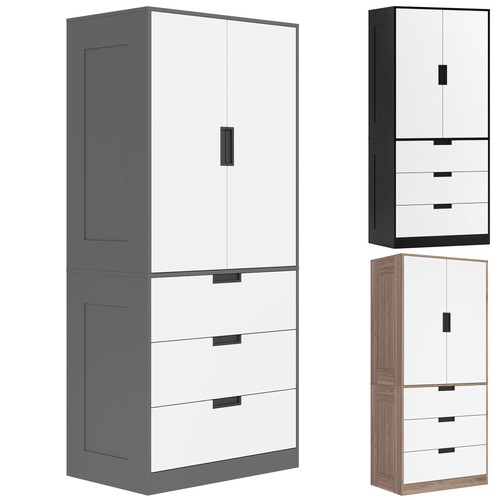 Homcom door wardrobe - homcom,