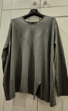 OSKA Grey Knitted V-necked