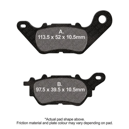 Ebc scoot sintered - sintered, pads