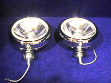 BMW MINI SPOT LIGHTS CHROME FOR MINI ONE, COOPER,  COOPER S PAIR WIPAC S6055