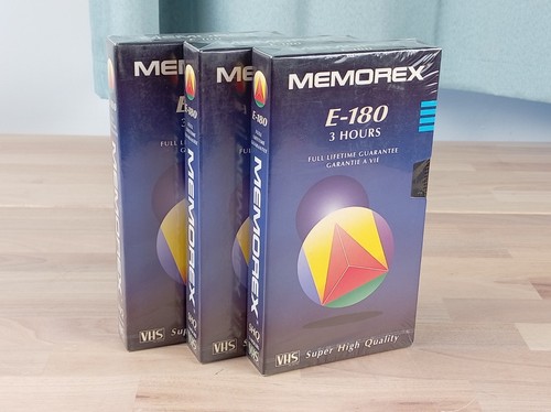 Memorex vhs 180 high - vhs, e-180