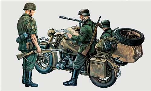 Italeri 315 german bmw r75 - italeri,