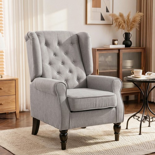 Retro accent chair - accent, wingback