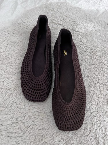 Zara chocolate brown woven - zara,