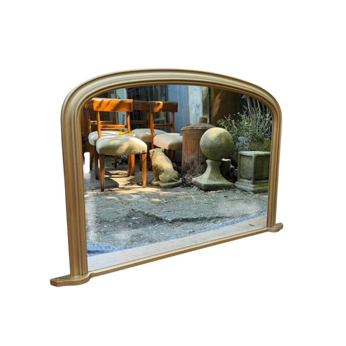 Large gold arched overmantle - large,