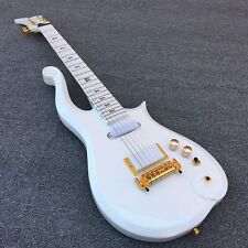 Classic Prince Cloud White Electric Guitar Pearl White Gold Hardware