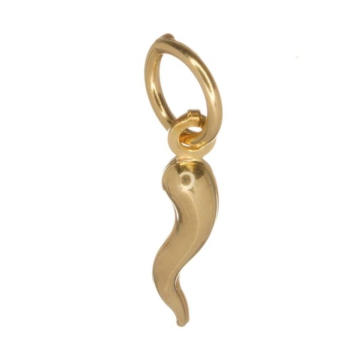 9ct yellow gold small - gold, horn