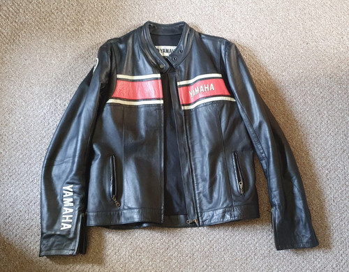 Yamaha leather jacket - , (circa