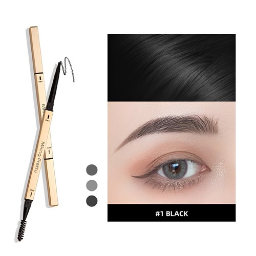 Eyebrow pencil brush fine - eyebrow, brush-fine