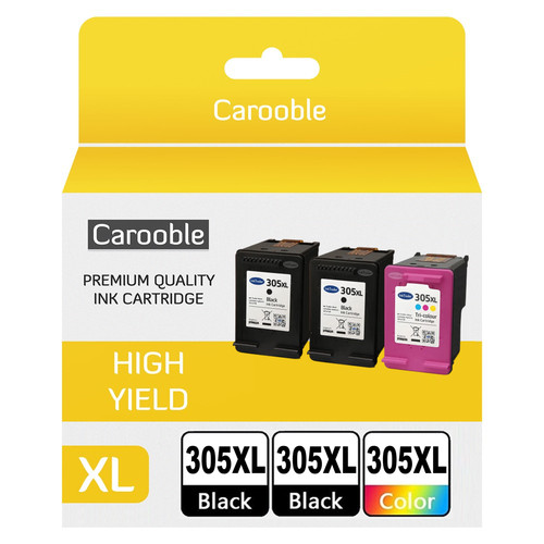 Refilled 305xl black - refilled, x2