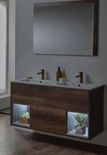 Wall hung open shelf - wall,