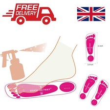 Economy 25 Pairs of Sticky Feet Pads - 50 Feet for Flawless Tan Application