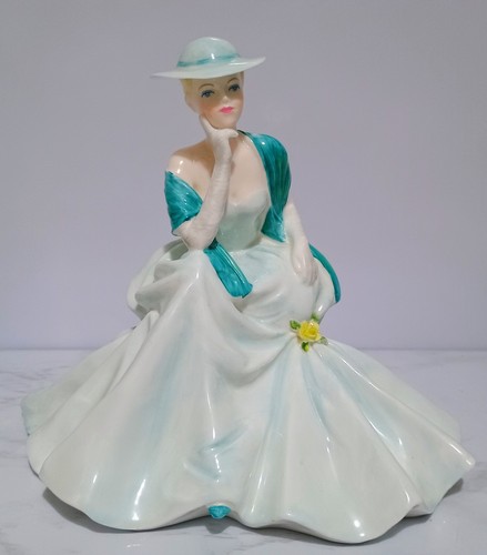 Coalport hayley figurine pale - hayley,