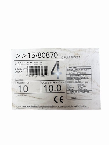Core armoured cable 10mm - 4,
