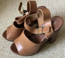 Next Ladies Wooden High Block