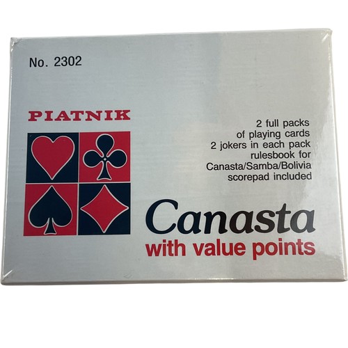 Piatnik canasta card - game, two