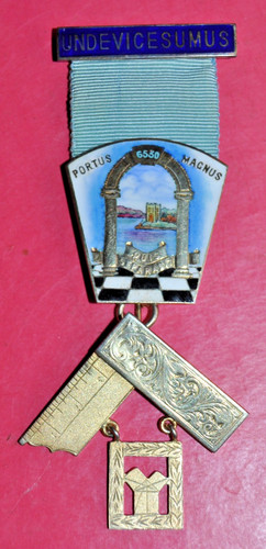Sterling silver masonic past - masonic,