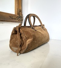 Prada Suede Top Handle Bag
