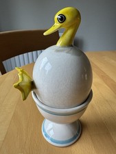 Vintage Rare Carlton Ware Walking Ware Duck Lidded Egg Cup 1978