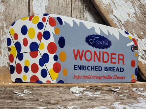 Vintage wonder bread porcelain - wonder,