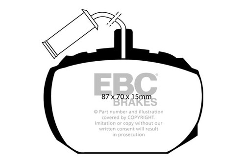 Ebc ultimax front brake - ebc,