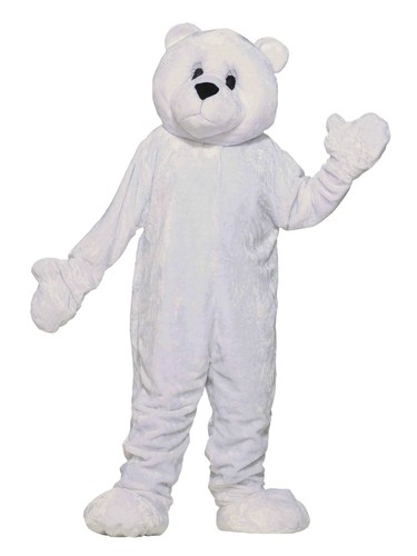 Polar bear mascot costume - polar,