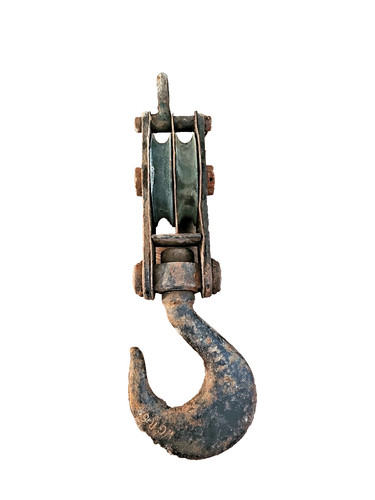 Block tackle metal double - tackle,