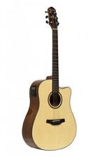 Crafter Cutaway Dreadnought Electro Acoustic Guitar, Natural HD250-CE-N
