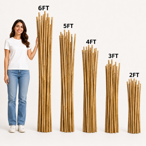 Bamboo garden canes heavy duty - canes,