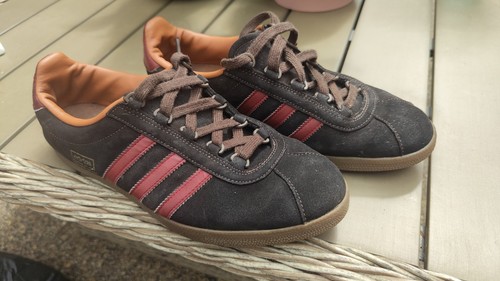 Adidas trimm star uk9 brown - adidas,