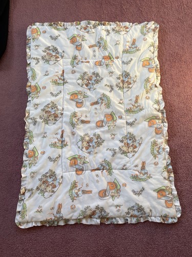 Vintage baby quilt - baby, made