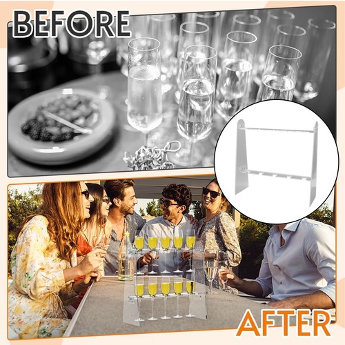 Champagne flute holder space - champagne,
