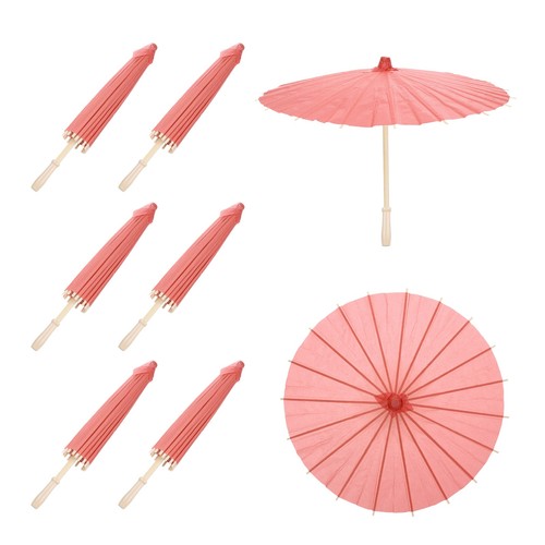 6pcs paper umbrellas - 6pcs,