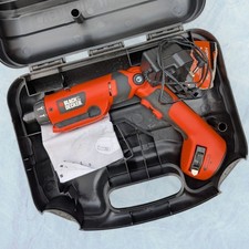 BLACK+DECKER Cordless Screwdriver Set 3.6V Pivot Handle with Charger & Case