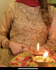 asian indian pakistani wedding dress/ formal