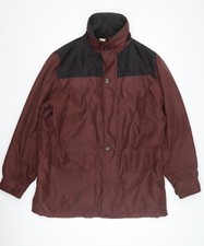 EWM Men's Brown Mid-Length Jacket, Size M, Casual