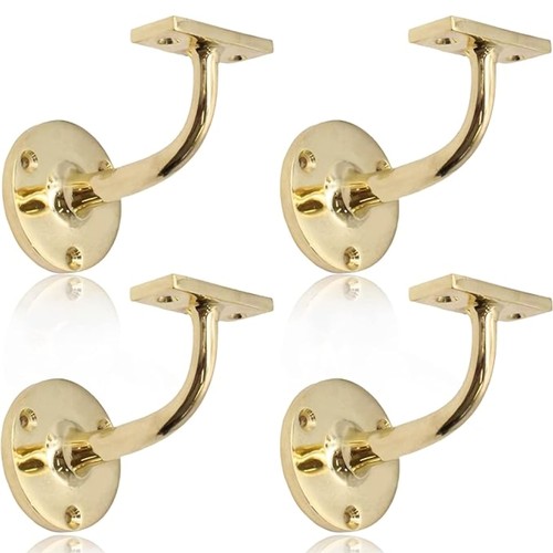 Polished brass handrail - polished,
