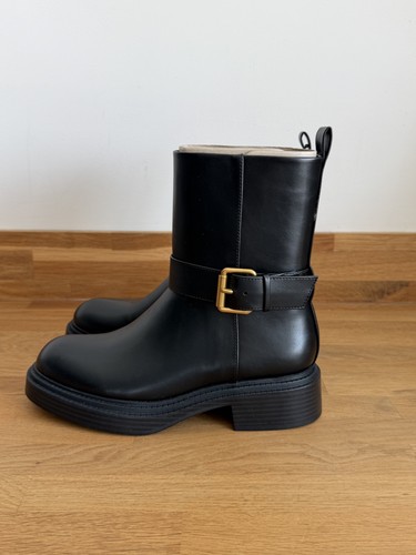Zara new black ankle boots - new,